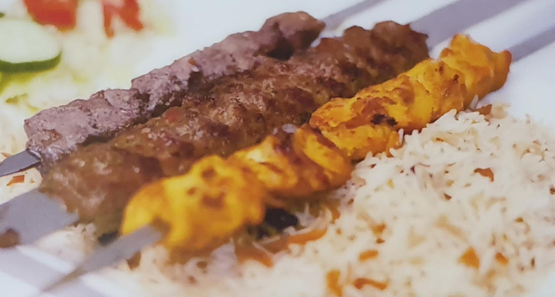Mixed Kebab with rice