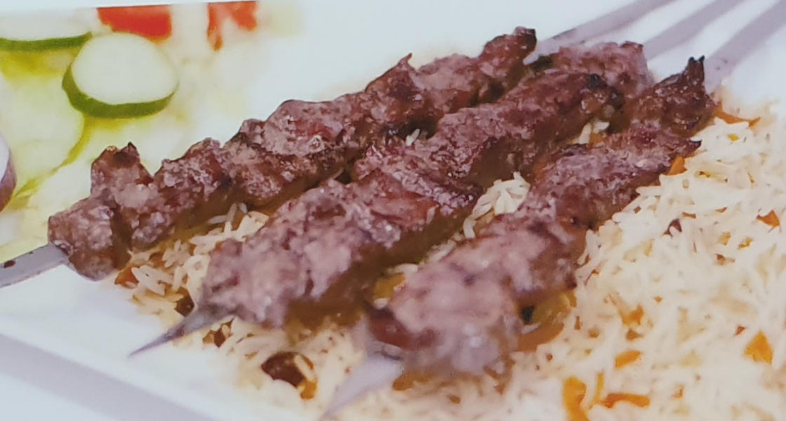 Tikka Kebab with rice